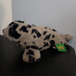 Wild Republic Seal Stuffed Animal Europe Denmark Grey/Black Super Soft